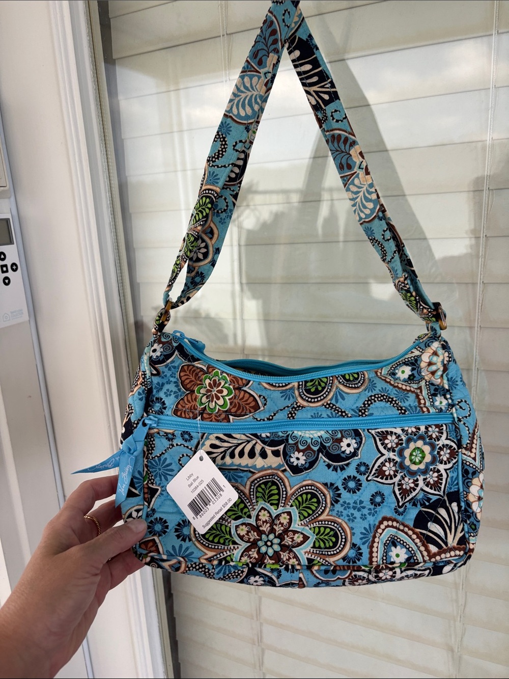 Vera bradley Libby in Bali blue NWT - Picture 3 of 6